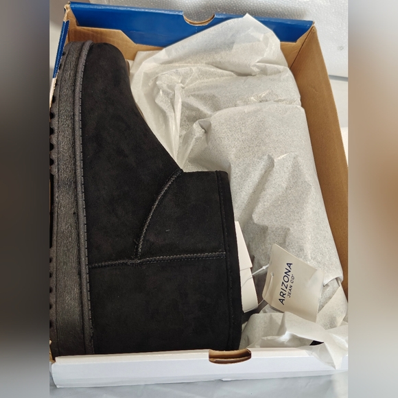 Women’s Slater Flat Heel Winter Boots Arizona Jean Co Black New - Picture 9 of 10